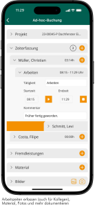 Arbeitszeiterfassung mit Sander und Doll