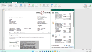 Die Angebotskalkulation in Sander und Doll